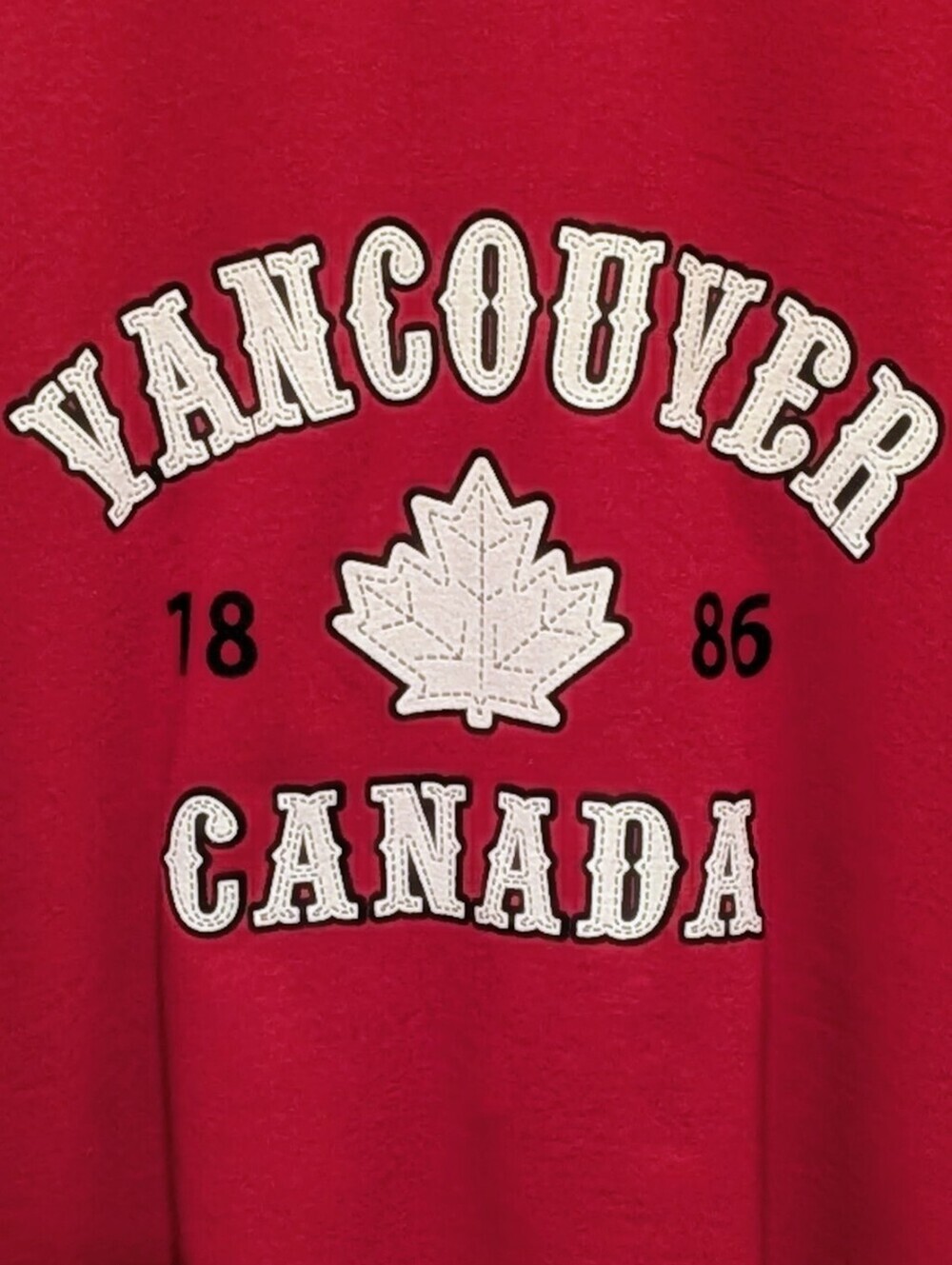 3/$30 EUC 2X Vancouver Canada 1886 Red Souvenir Tee Shirt - Picture 2 of 4